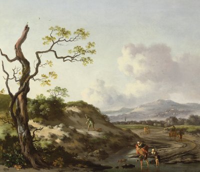 Un paisaje con viajeros de Jan Wiynants