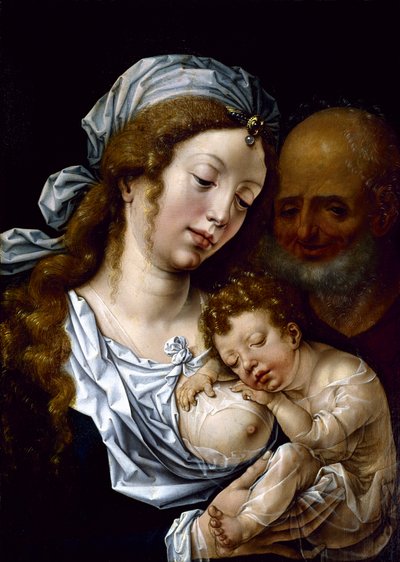 La Sagrada Familia, principios del siglo XVI de Jan Gossaert