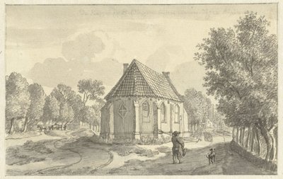 La iglesia de Helsdingen, cerca de Vianen de Jan de Beijer