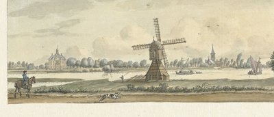 Vista de Tienhoven y de la Casa Herlaar de Jan de Beijer