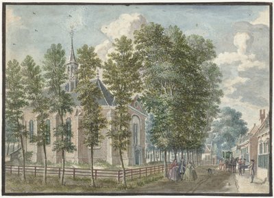 Vista de la iglesia de Bloemendaal de Jan de Beijer