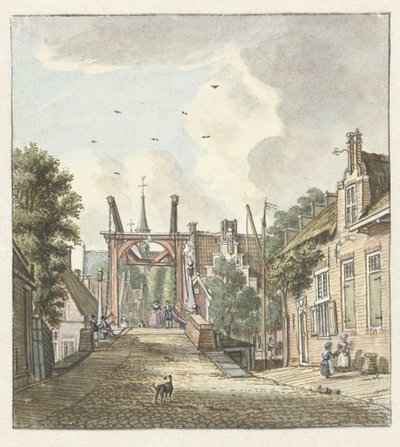 Vista de Alphen del Rin de Jan de Beijer
