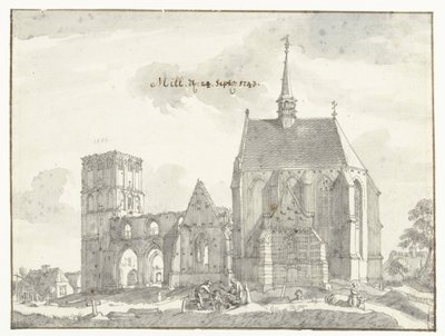 Ruina de la iglesia de Mill de Jan de Beijer