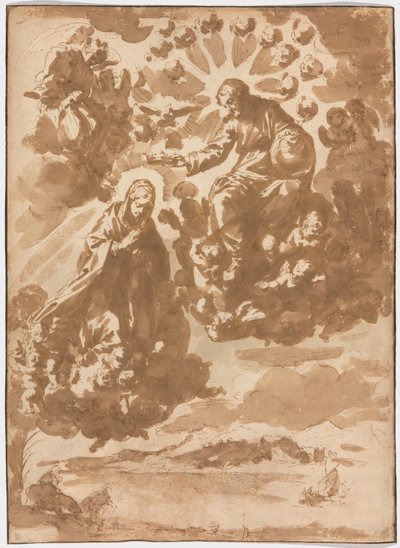 La Coronación de la Virgen y La Huida a Egipto de Jan de Bisschop
