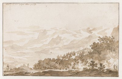 Tusculum (Frascati) desde el suroeste de Jan de Bisschop