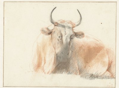Vaca reclinada de Jan de Bray (possibly)