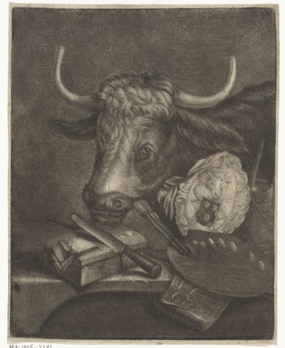 Atributos del Gremio de San Lucas, 1735 de Jan de Groot