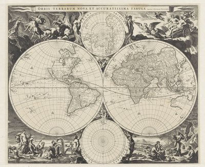 Mapa del mundo de Jan de Visscher