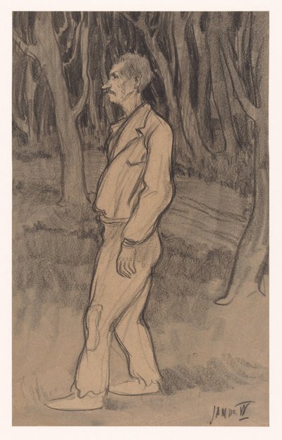 Trabajador de Jan de Waardt (signed by artist)