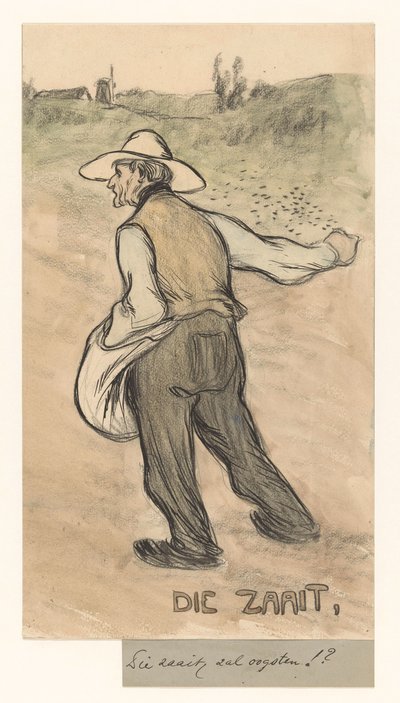 El que siembra, [segará] (título sobre objeto) de Jan de Waardt