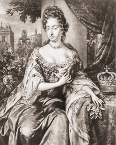 Reina María II de Inglaterra, Escocia e Irlanda de Jan or Verkolye (after) Verkolje