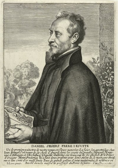 Daniel Segers (grabado) de Jan the Elder (after) Lievens