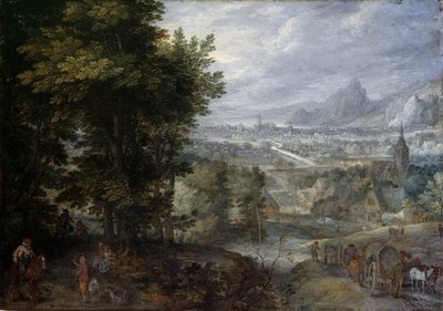 Un paisaje boscoso de Jan the Elder Brueghel
