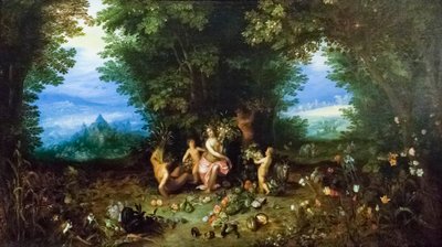 Alegoría de la Tierra, hacia 1611 de Jan the Elder Brueghel