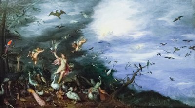 Alegoría del aire de Jan the Elder Brueghel