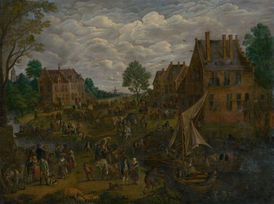 Feria holandesa, 1750-1800 de Jan the Elder Brueghel