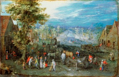 Paisaje, finales del siglo XVI o principios del XVII de Jan the Elder Brueghel
