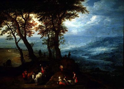 Camino al mercado de Jan the Elder Brueghel