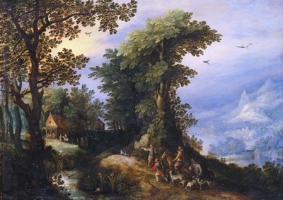 Regreso de la caza de Jan the Elder Brueghel