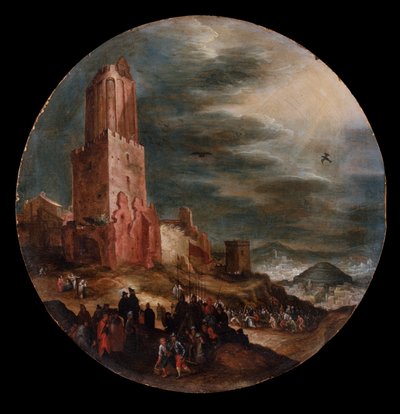 Camino al Gólgota, c.1600 de Jan the Elder Brueghel