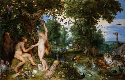 El Jardín del Edén con la Caída del Hombre, c. 1615 de Jan the Elder Brueghel