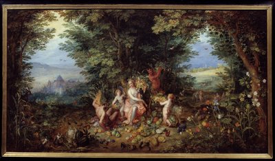 Los cuatro elementos: La Tierra de Jan the Elder Brueghel