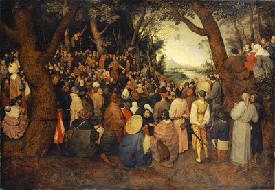 El sermón de San Juan Bautista, c.1598 de Jan the Elder Brueghel