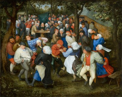 Baile nupcial, c. 1600 (óleo sobre cobre) de Jan the Elder Brueghel