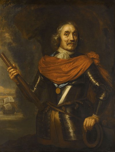 Maerten Harpertsz Tromp, Vicealmirante, 1640-53 de Jan the Elder Lievens