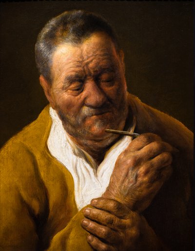 Hombre con lápiz óptico de Jan the Elder Lievens