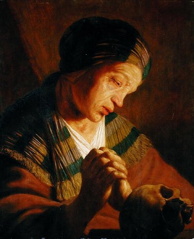 Santa María Magdalena en Oración de Jan the Elder attr. to Lievens