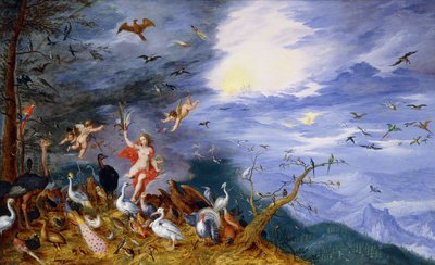 Una Alegoría del Aire, c.1630 de Jan Brueghel the Younger