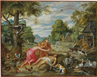 La muerte de Abel, de La historia de Adán y Eva de Jan Brueghel the Younger