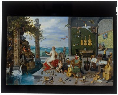 El sentido del oído de Jan the Younger Brueghel