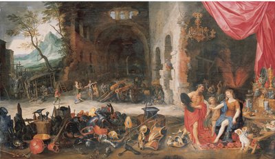 Venus en la fragua de Vulcano de Jan Brueghel the Younger