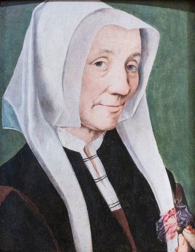 Retrato de una anciana, conocida como la esposa de Lutero de Jan van (studio of) Scorel