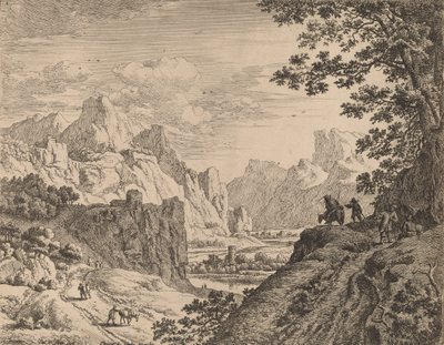 Vista del Río Rin de Jan van Aken