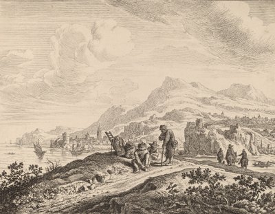 Vista del río Rin de Jan van Aken