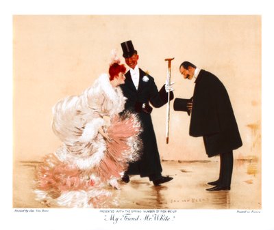 Mi amigo el Sr. White, c1870-1920 de Jan van Beers