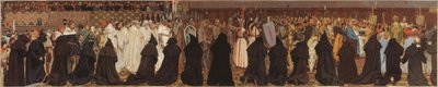 El funeral de Carlos el Bueno, en Brujas, el 22 de abril de 1127 de Jan van Beers