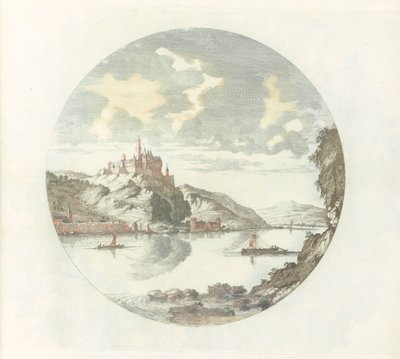 Vista del castillo de Rheinfels en el Rin de Jan van Call (I)