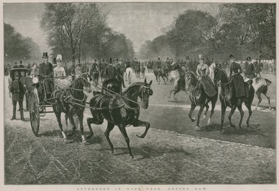 Tarde en Hyde Park, Londres: Rotten Row de Jan van Chelminski