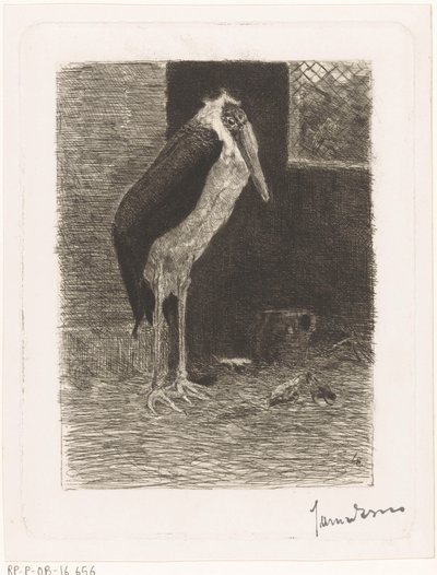 Maraboe de Jan van Essen (signed by artist)