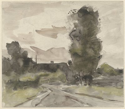 Paisaje con carretera de Jan van Essen