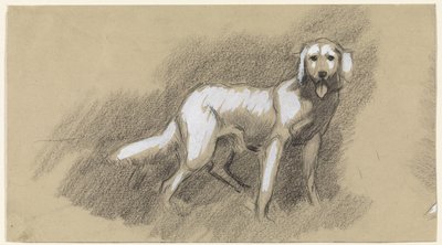 Perro de pie de Jan van Essen