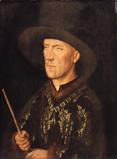 Retrato de Baudouin de Lannoy, ca 1435 de Jan van Eyck