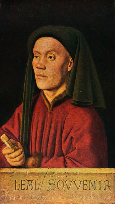 Retrato de un hombre Léal Souvenir, 1432, 1909 de Jan van Eyck
