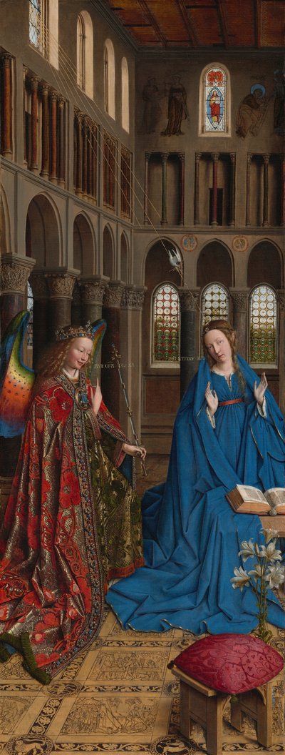La Anunciación de Jan van Eyck