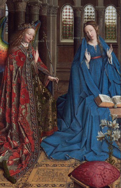 La Anunciación de Jan van Eyck