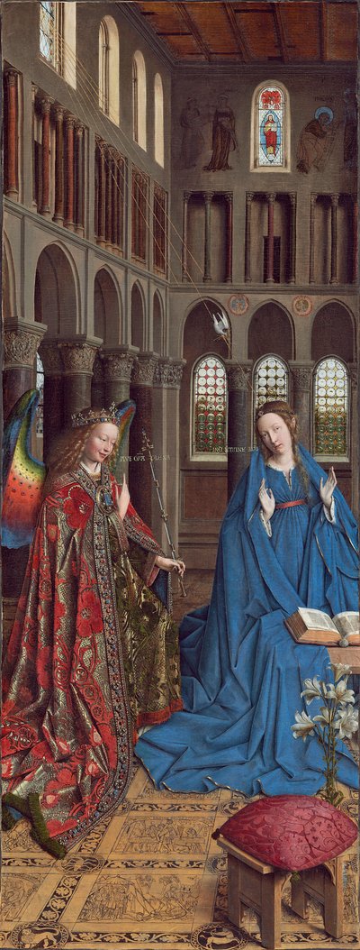 La Anunciación de Jan van Eyck